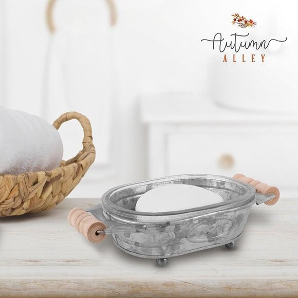 Other - NEW  Galvanized Farmhouse Soap Dish for Bathroom